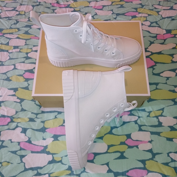 Michael Kors Shoes Michael Kors Gertie High Top Sneakers Poshmark
